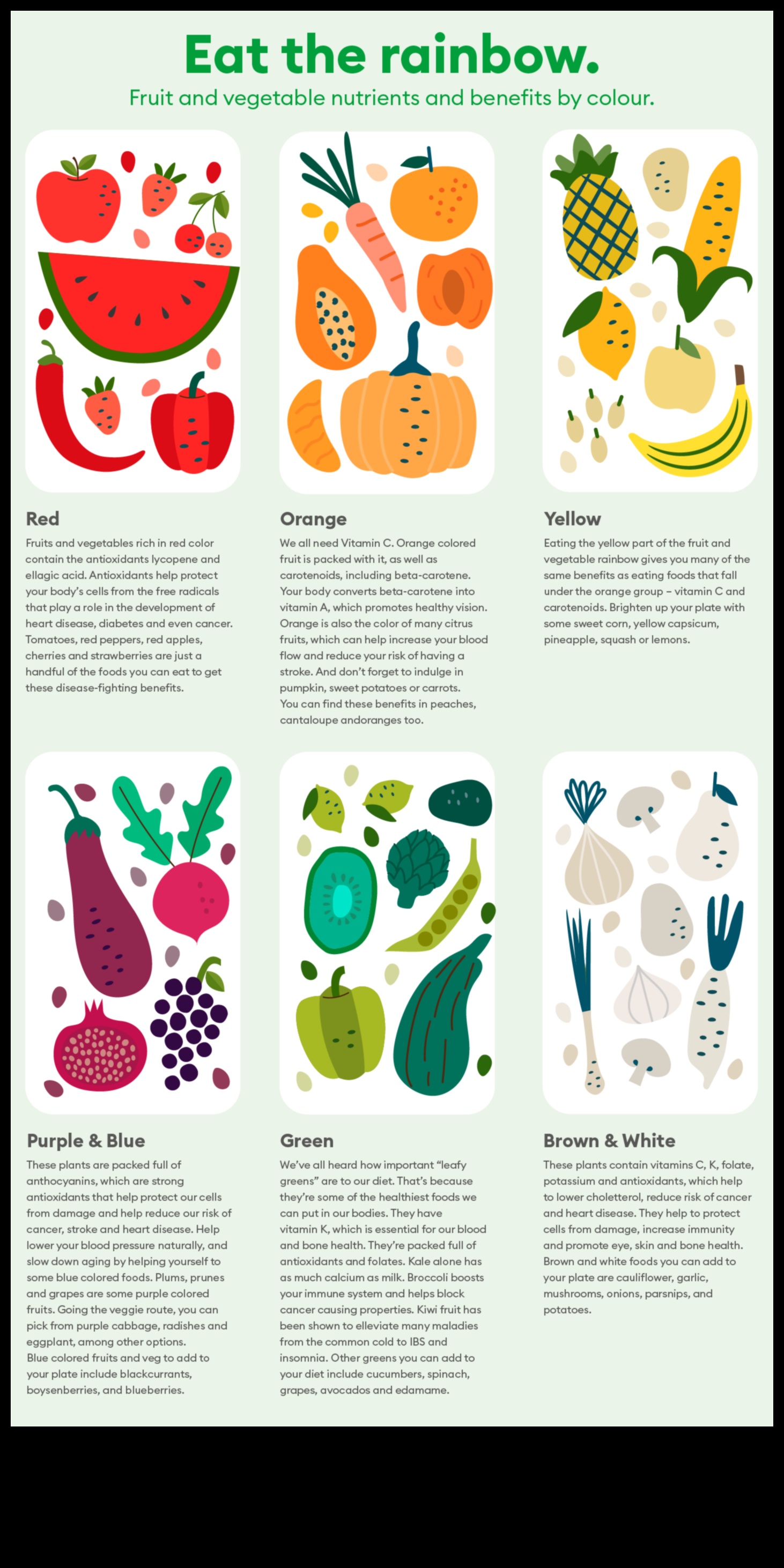 Spectrul de nutrienți Un curcubeu de opțiuni pentru bunăstare 5 Spectrul de nutrienți: un curcubeu de opțiuni pentru bunăstare